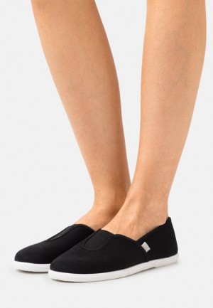Anna Field Slip Ons Låga Skor Dam Svarta | UZC-685709