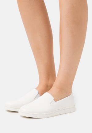 Anna Field Slip Ons Låga Skor Dam Vita | PMS-986350