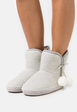 Anna Field Slippers Stövletter Dam Ljusgrå | SLW-537214