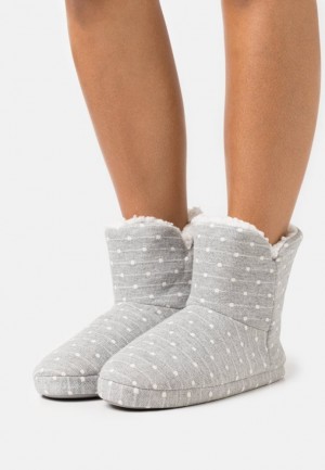 Anna Field Slippers Stövletter Dam Ljusgrå | RWH-591782