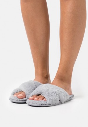 Anna Field Slippers Tofflor Dam Grå | SBE-259180