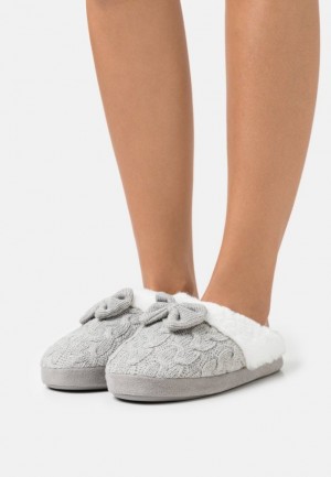 Anna Field Slippers Tofflor Dam Ljusgrå | BHU-302864