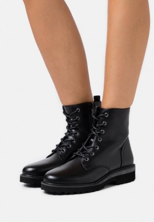 Anna Field Spets Up Ankle Boots Stövletter Dam Svarta | YWT-591843