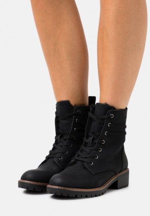 Anna Field Spets Up Ankle Boots Stövletter Dam Svarta | NLG-679103