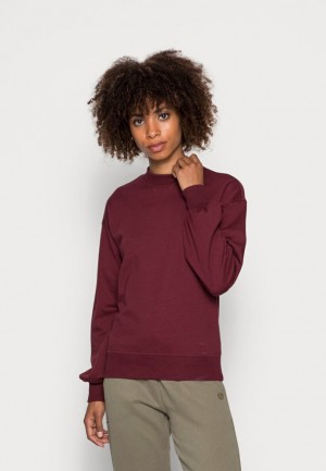 Anna Field Sweatshirt Pullover Dam Vinröda | QUX-104983