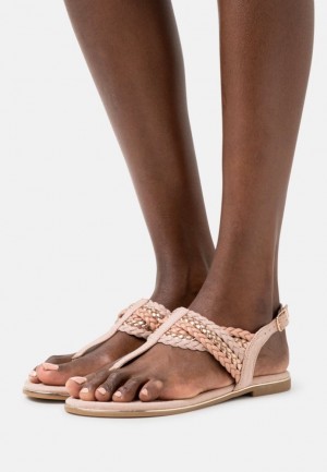 Anna Field T Bar Sandals Sandaler Dam Rosa Guld | EWA-569083