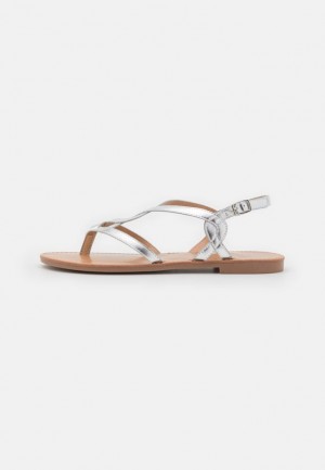 Anna Field T Bar Sandals Sandaler Dam Silver | KLN-839640