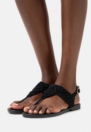 Anna Field T Bar Sandals Sandaler Dam Svarta | IMP-786235
