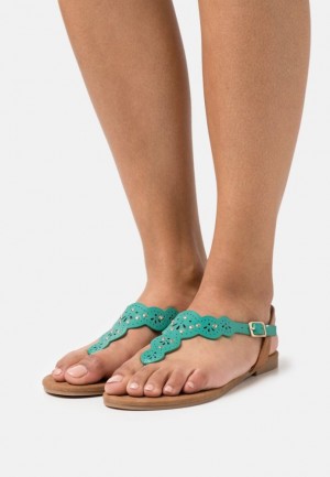 Anna Field T Bar Sandals Sandaler Dam Turkos | YWE-970426