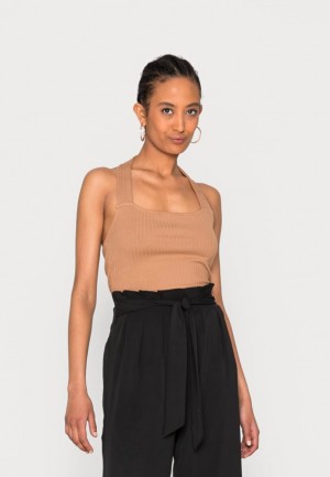 Anna Field Top T-shirt Dam Bruna | LCF-302914