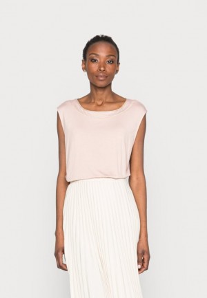 Anna Field Top T-shirt Dam Ljusrosa | LDJ-147308
