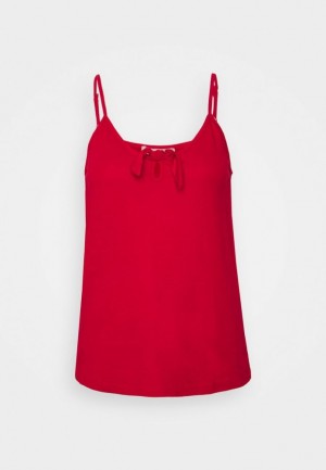 Anna Field Top T-shirt Dam Röda | XZR-865234