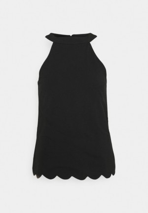 Anna Field Top T-shirt Dam Svarta | AIJ-892547