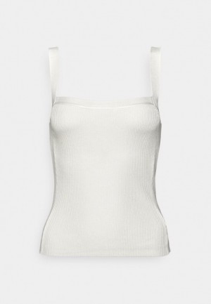 Anna Field Top T-shirt Dam Vita | HWZ-740192