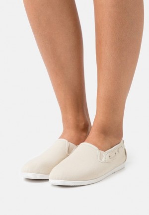 Anna Field Trainers Låga Skor Dam Beige | DLR-419850