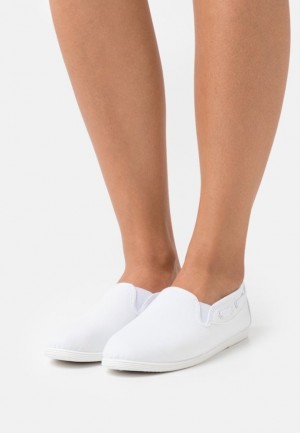 Anna Field Trainers Låga Skor Dam Vita | JHT-438571