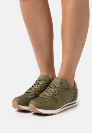 Anna Field Trainers Sneakers Dam Khaki | QCA-956427