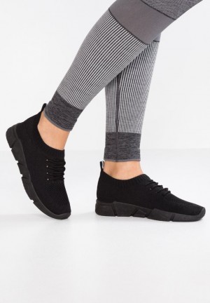 Anna Field Trainers Sneakers Dam Svarta | DMG-917452