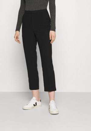 Anna Field Trousers Långbyxor Dam Mörkblå | AGW-153286
