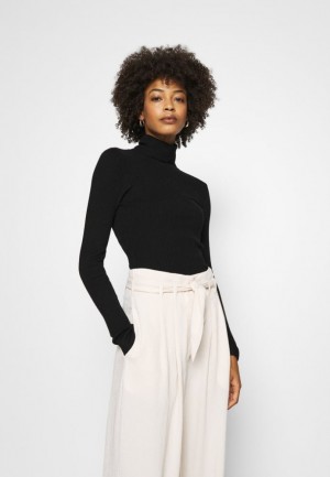 Anna Field Turtle Neck Jumper Pullover Dam Svarta | DNB-470518