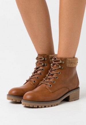 Anna Field Vinter Boot Ankle Boots Stövletter Dam Bruna | YES-741285