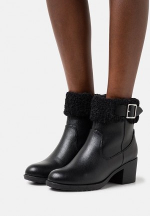 Anna Field Vinter Booties Klassiska Ankle Boots Stövletter Dam Svarta | UML-820471