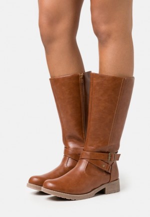 Anna Field Vinter Boots Boots Stövlar Dam Bruna | MKS-945327
