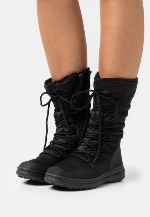 Anna Field Vinter Boots Snow Boots Stövlar Dam Svarta | BIR-671284