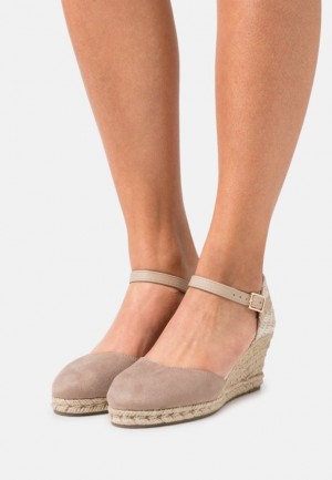 Anna Field Wedges Klackar Dam Grå Bruna | XKB-563490