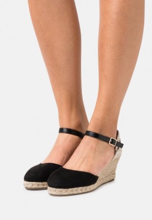 Anna Field Wedges Klackar Dam Svarta | BKT-473160