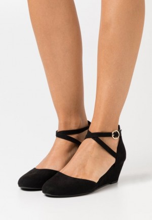 Anna Field Wedges Klackar Dam Svarta | XBR-432160