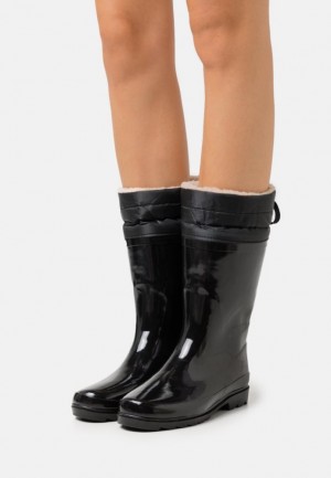 Anna Field Wellies Stövlar Dam Svarta | NYC-785234