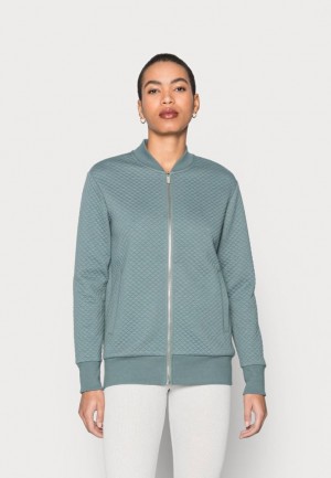 Anna Field Zip Up Sweatshirt Kofta Dam Gröna | ZIU-609378